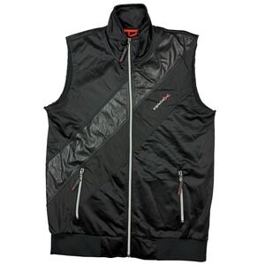 TRIPLE FIVE SOUL Vintage Vest Hip Hop Streetwear Size L Mens Black Y2K * read‎